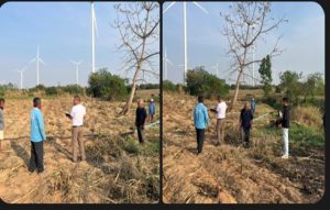 พนักงานสอบสวนลงพื้นที่ได้รับแจ้งจากผู้เสียหาย เหตุขโมยเครื่องรถไถเล็ก