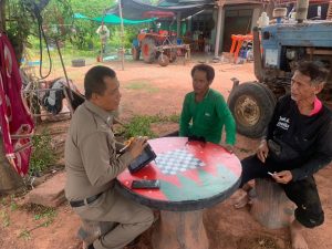 ชุดสายตรวจพร้อม ชุดชมส  ออกตรวจเยี่ยมประชาชนในพื้นที่